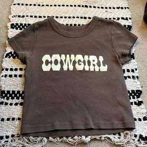 Brandy Melville Cowgirl tee